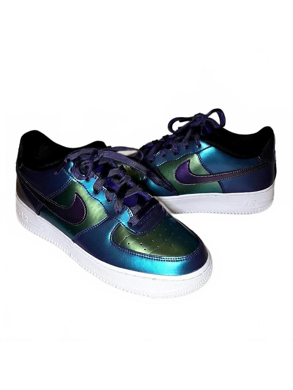 Nike Air Force 1 Low LV8 GS Purple Neptune Green 7Y / Women’s 8.5